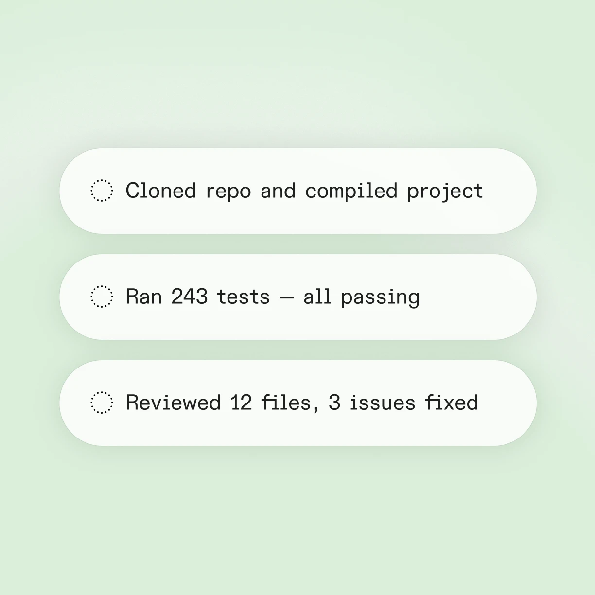 Cloned repo, compiled project, ran tests, reviewed files