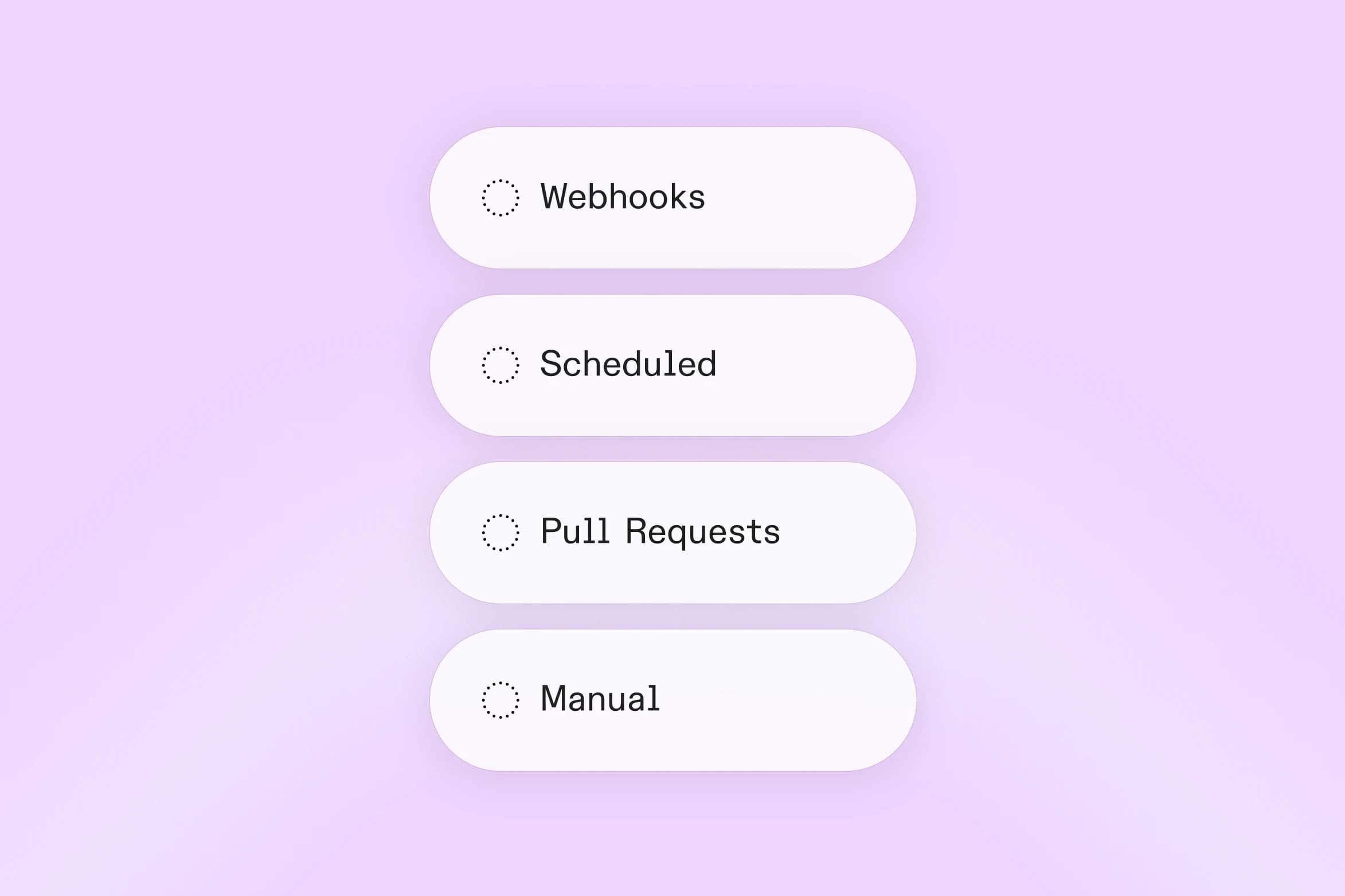 Trigger automations from events