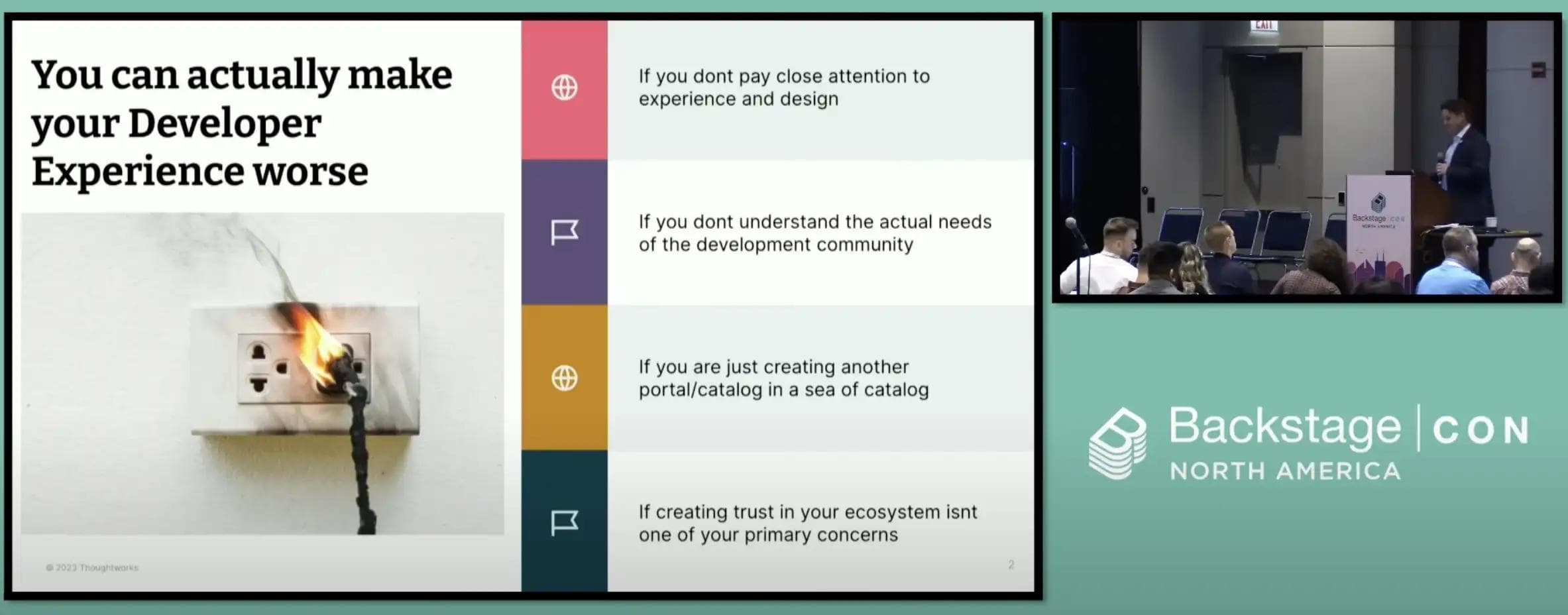 Five Backstage lessons in 5 minutes - Chris Westerhold, Thoughtworks